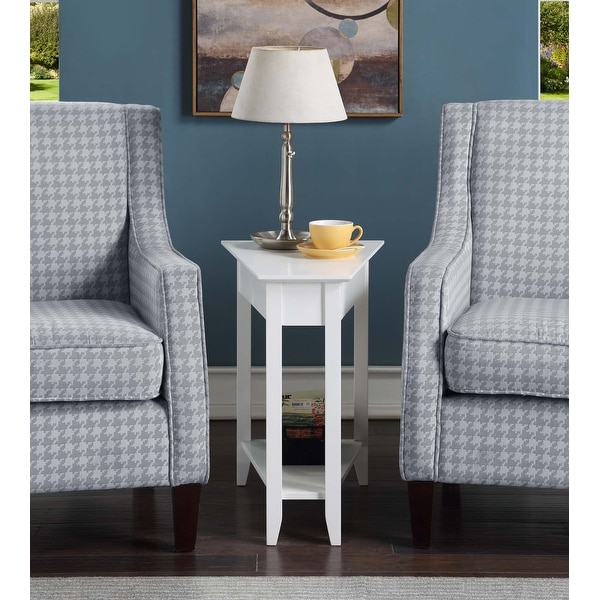 American Heritage Wedge End Table