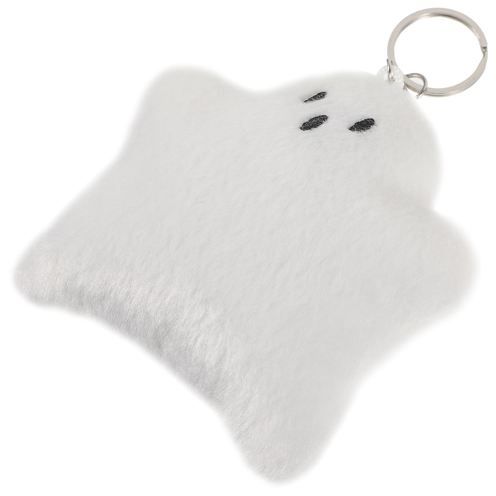 2pcs Ghost Keychain Purse Backpack Handbag Hanging Charm Bag Hanging Keychain Decor