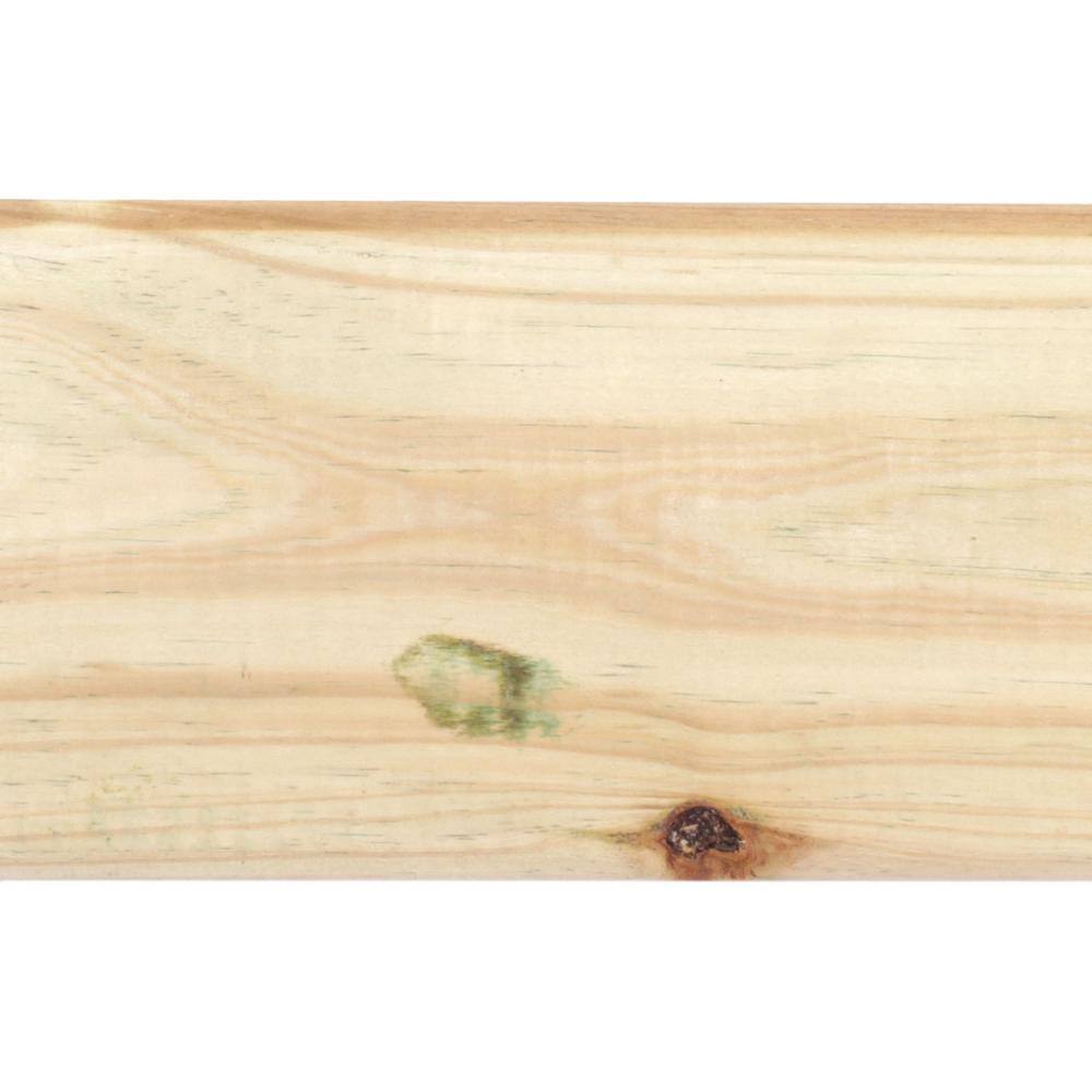 WeatherShield 54 in. x 6 in. x 8 ft. Ground Contact Pressure-Treated Premium Southern Yellow Pine Decking Board 253944