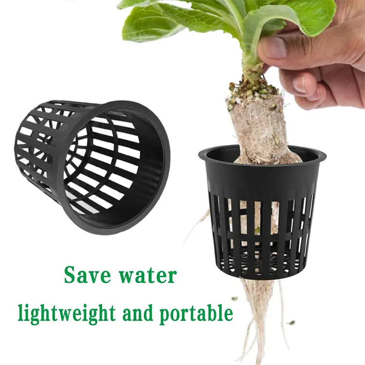 Factory supply plastic net hydroponic grow pots plastic nursery pots / plastic plant pots