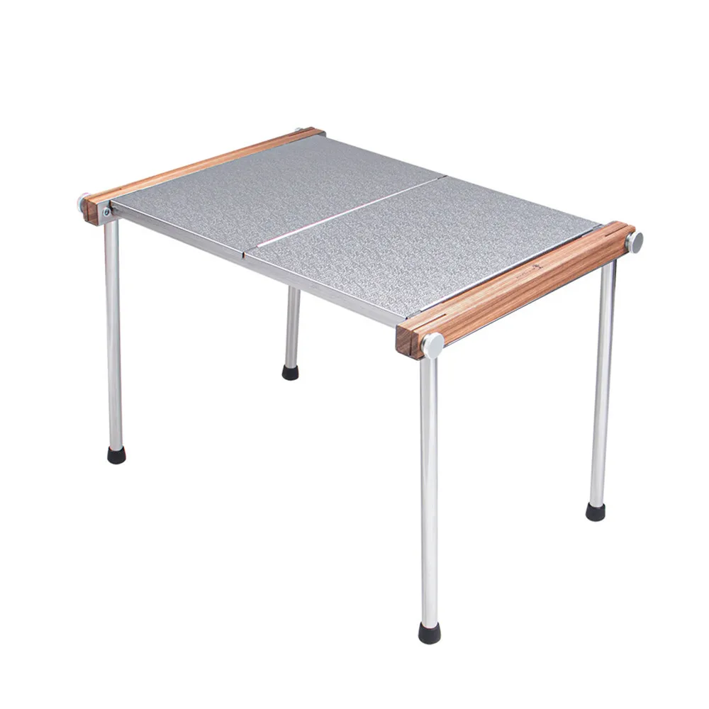 QC ESFT01 IGT Table  Hiking Lightweight Outdoor Folding Stainless Steel Table Camping Picnic Tables