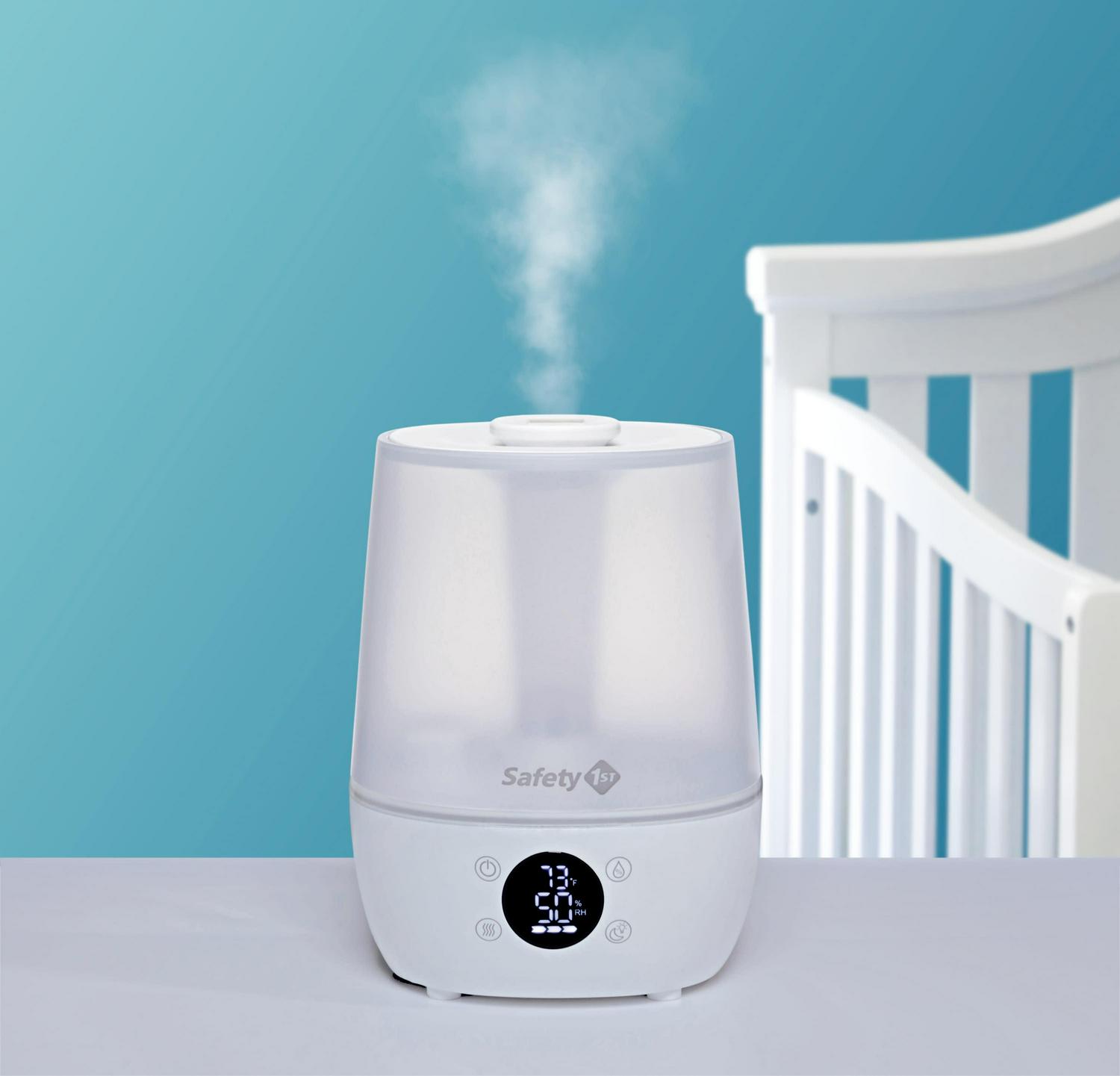 Safety 1st Humid Control Filter Free Cool Mist Humidifier， White