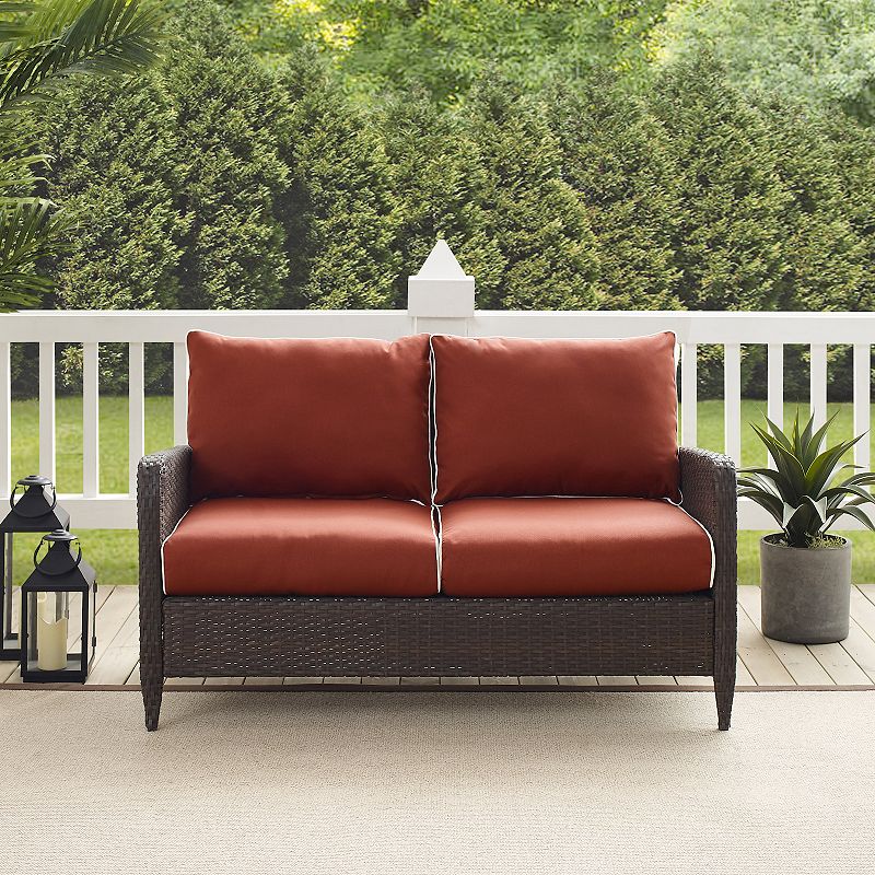 Crosley Kiawah Outdoor Wicker Loveseat