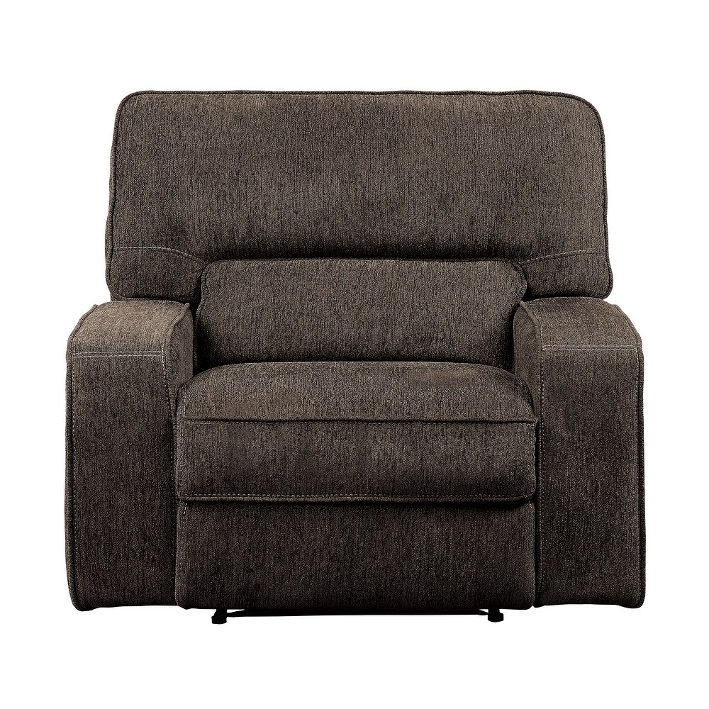 Eymard Chenille Fabric Power Reclining Chair