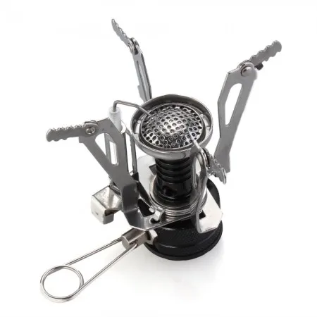 Outdoor Hiking Picnic Camping Gas Burner Stainless Steel Portable Stove