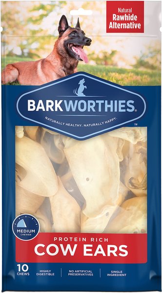 Barkworthies Cow Ears Dog Treats