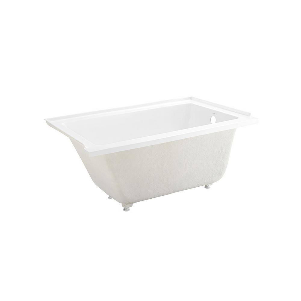 Swiss Madison Voltaire 54 in. x 30 in. Acrylic Right Drain Rectangular Alcove Bathtub in White SM-AB563