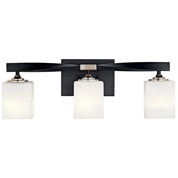 Kichler Lighting Marette 3-Light Vanity Light Black