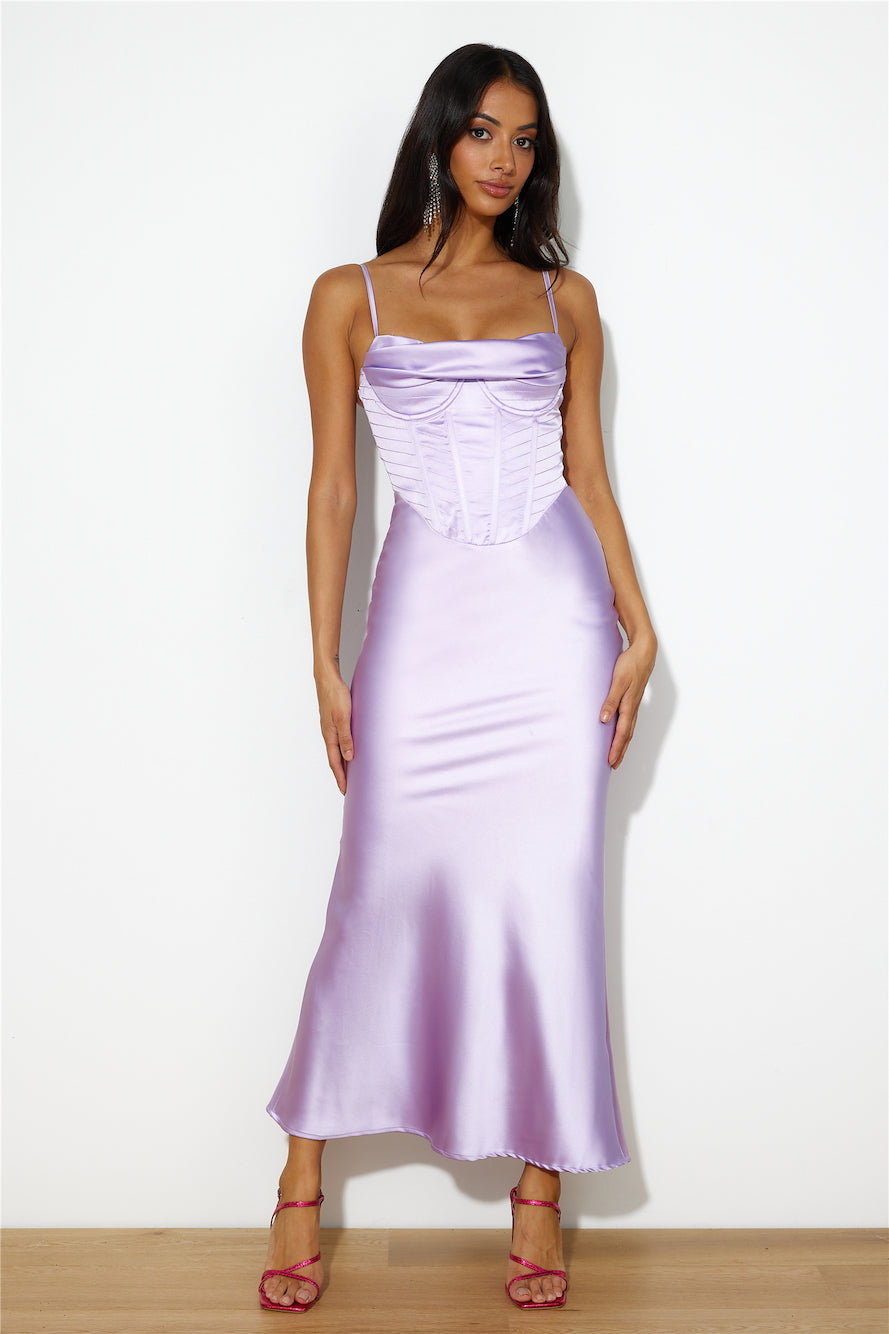 Show Off Girl Midi Dress Lilac