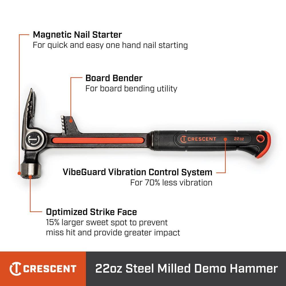 Crescent 22 oz. Steel Demo Hammer CHSDEM22