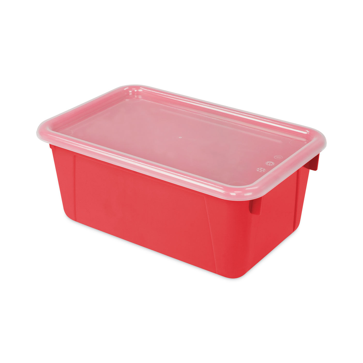 Cubby Bins with Clear Lids by Storex STX62407U06C