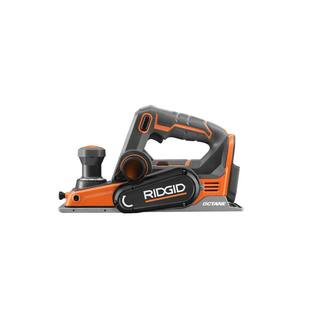 RIDGID 18V OCTANE Brushless Cordless 3-14 in. Hand Planer (Tool Only) with Dust Bag R8481B