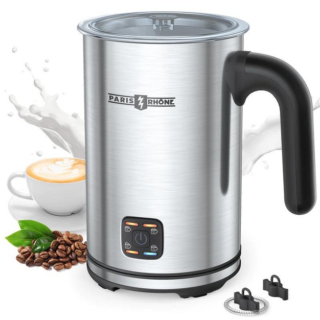 Paris Rh ne Electric Stainless Steel Milk Frother Mf009 Offering 4 in 1 Functionality