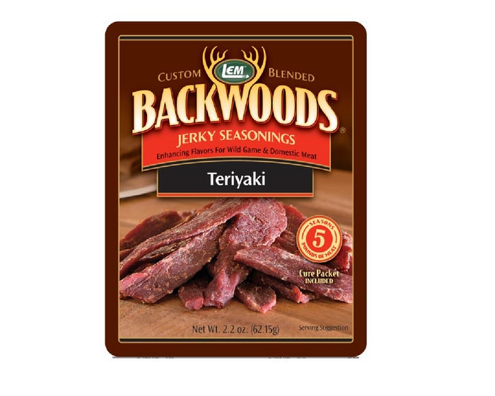 LEM Teriyaki Jerky Seasoning， Makes 5 lbs. - 9083