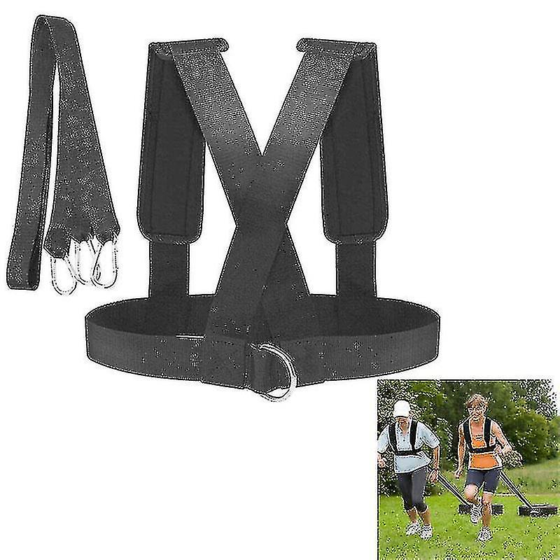 Training Belt Sled Harness Tire Pulling Fitness Training Rope Resistance Belt