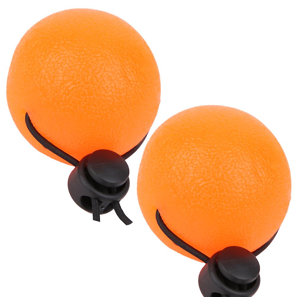 2pcs Silicone Hand Grip Balls For Reduce Pressure Wrist Exercise Massage Recovery Toolsorange 20  Degrees