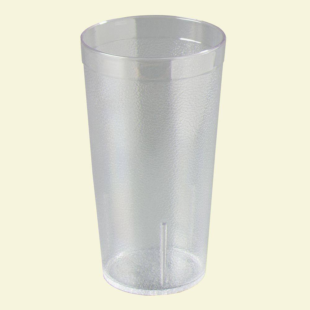 Carlisle 12 oz. SAN Plastic Stackable Tumbler in Clear (Case of 24) 5212-207