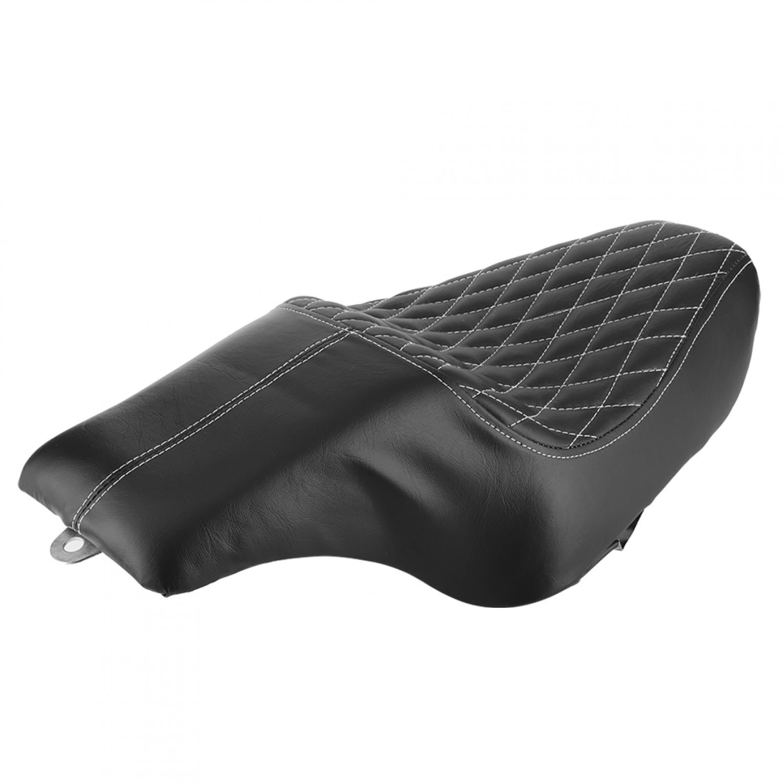 Two-up Seat Cushion Motorcycle Seat Bench Motorcycle Accessory Motorbike Seat Pad Driver Passenger Two Up Seat Cushion Motorcycle Parts Fit For XL Iron 883 1200 48Rhombus