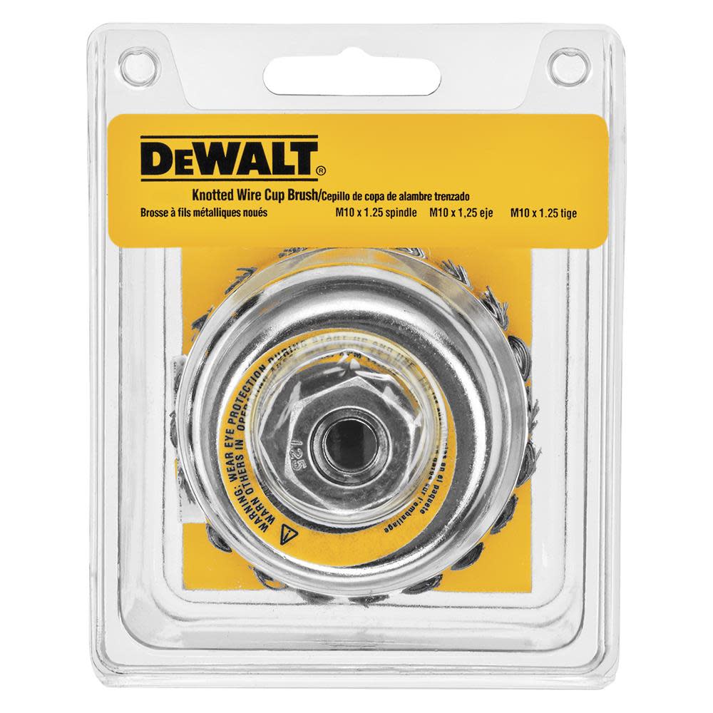 DEWALT 4 In. Knotted Cup Brush DW4916 from DEWALT