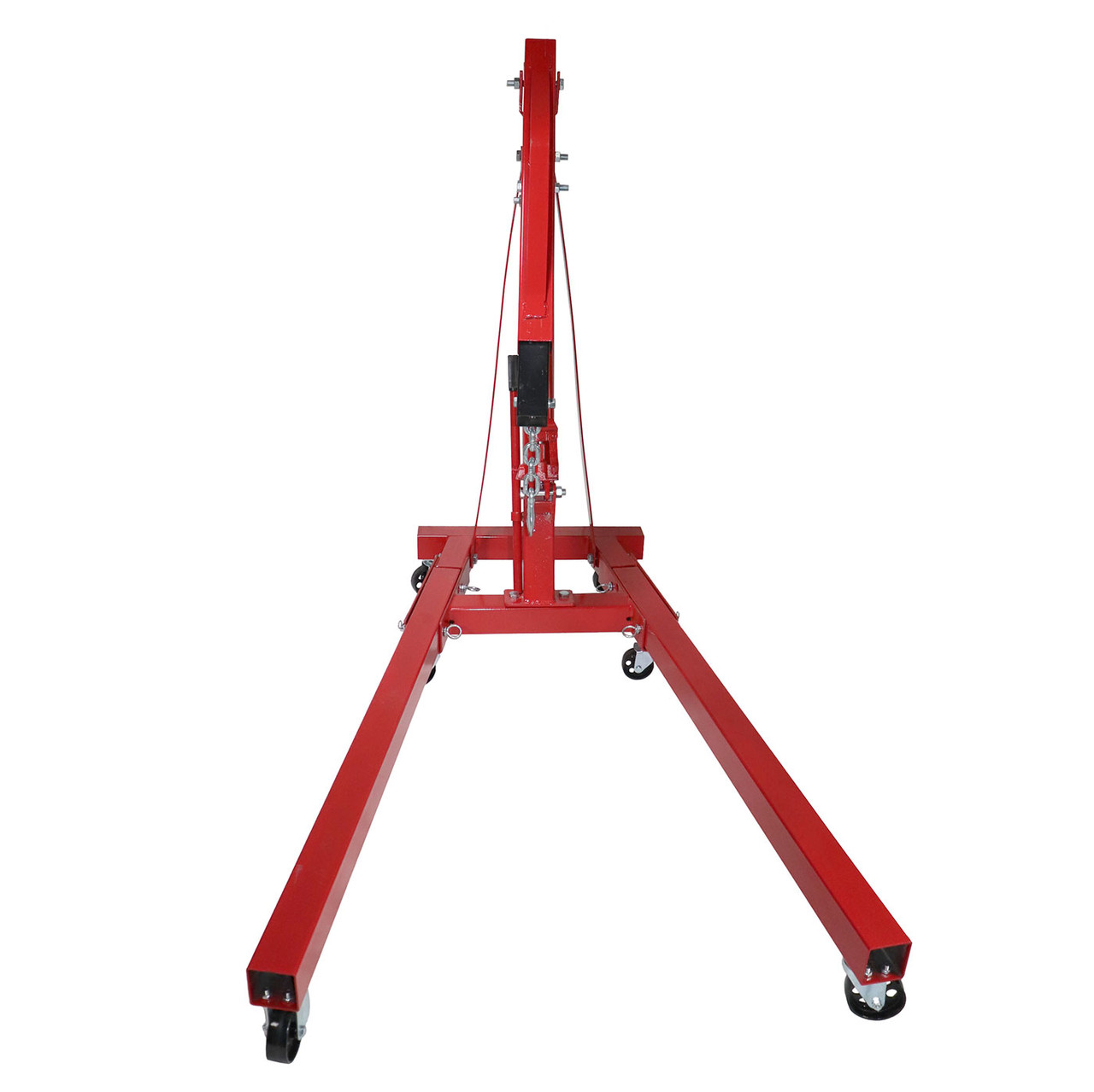 Dragway Tools 2 Ton Folding Hydraulic Engine Hoist Cherry Picker Shop