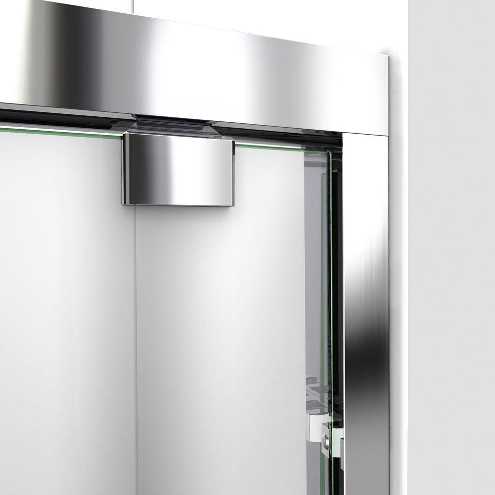 DreamLine Encore 32 in. D x 48 in. W x 78 3/4 in. H Bypass Sliding Shower Door and Shower Base Kit   32\