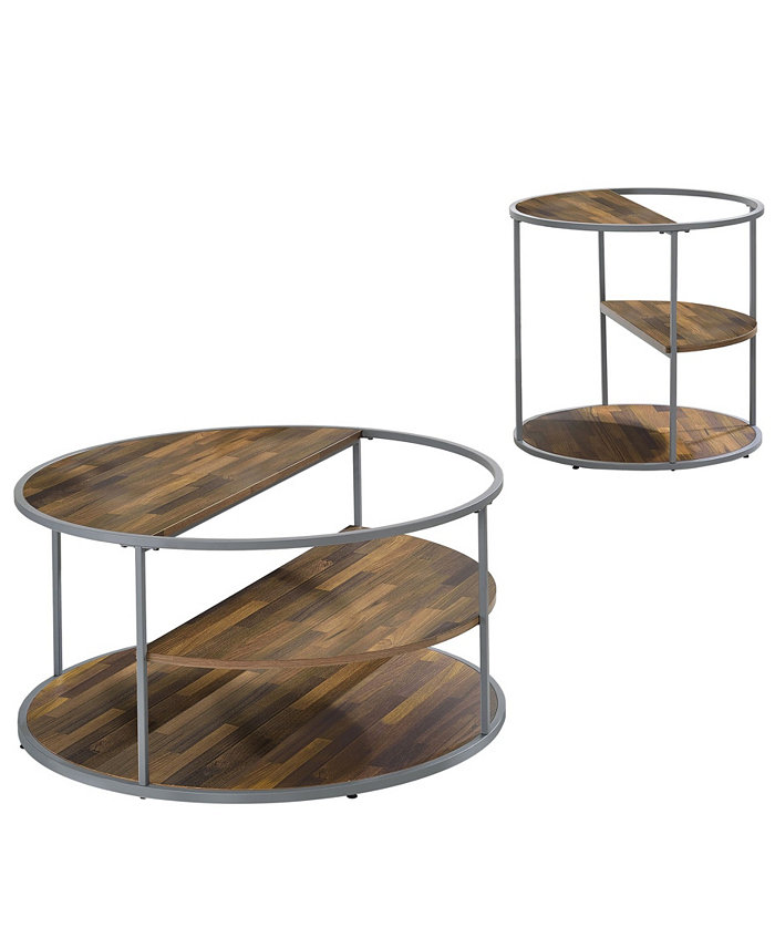 Furniture of America Meriwell Coffee Table Set of 2