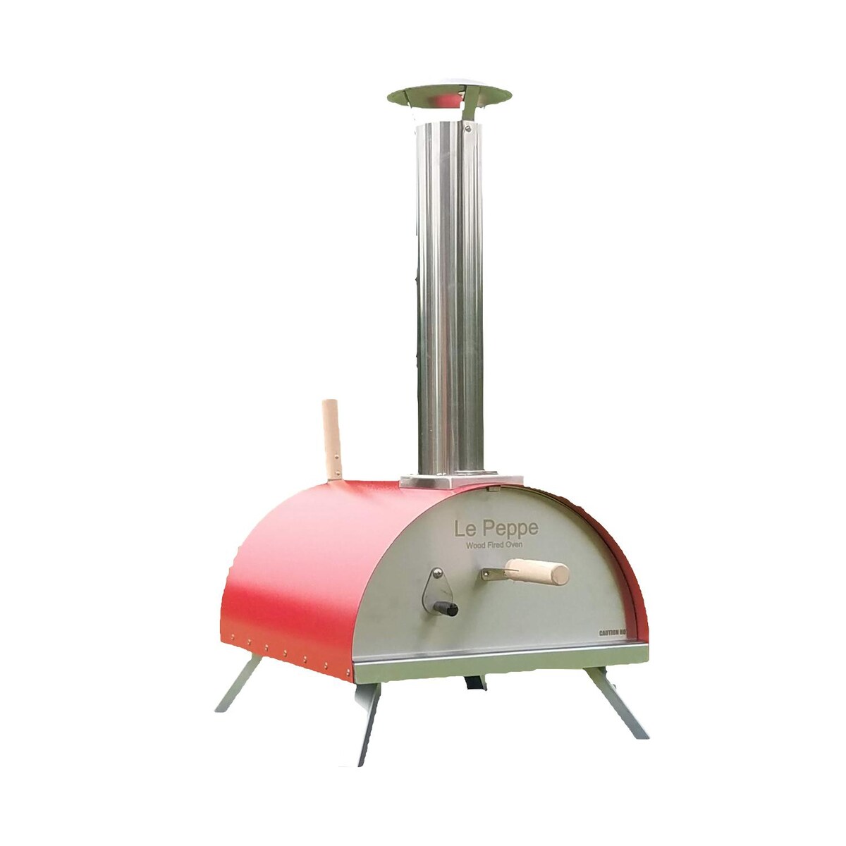 WPPO Le Peppe Pizza Oven， Red， w/ Peel | WKE-01-RED