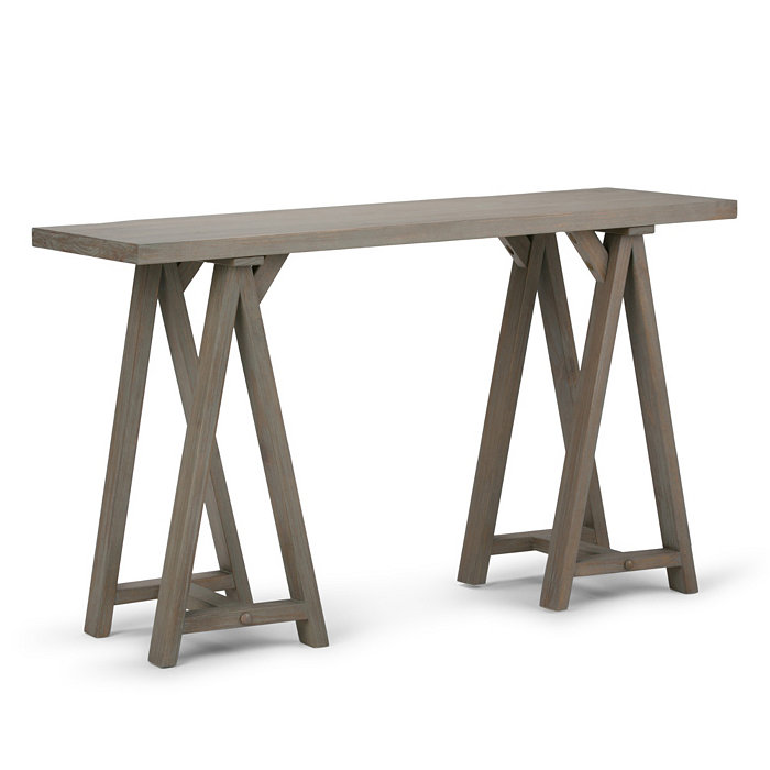 Simpli Home Ramsee Grey Console Table