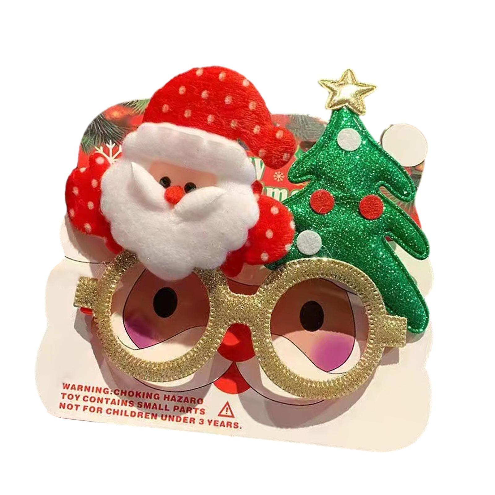 Christmas Glasses Creative Snowman Costume Eyeglasses Christmas Party Favors Santa And Xmas Tree