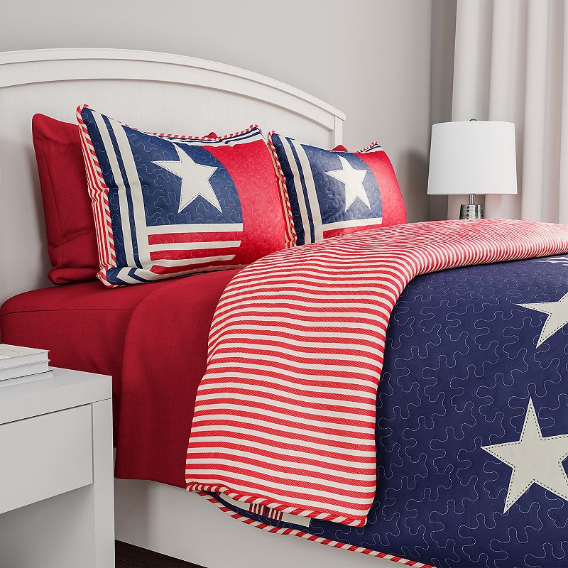 Portsmouth Home Americana Quilt Set