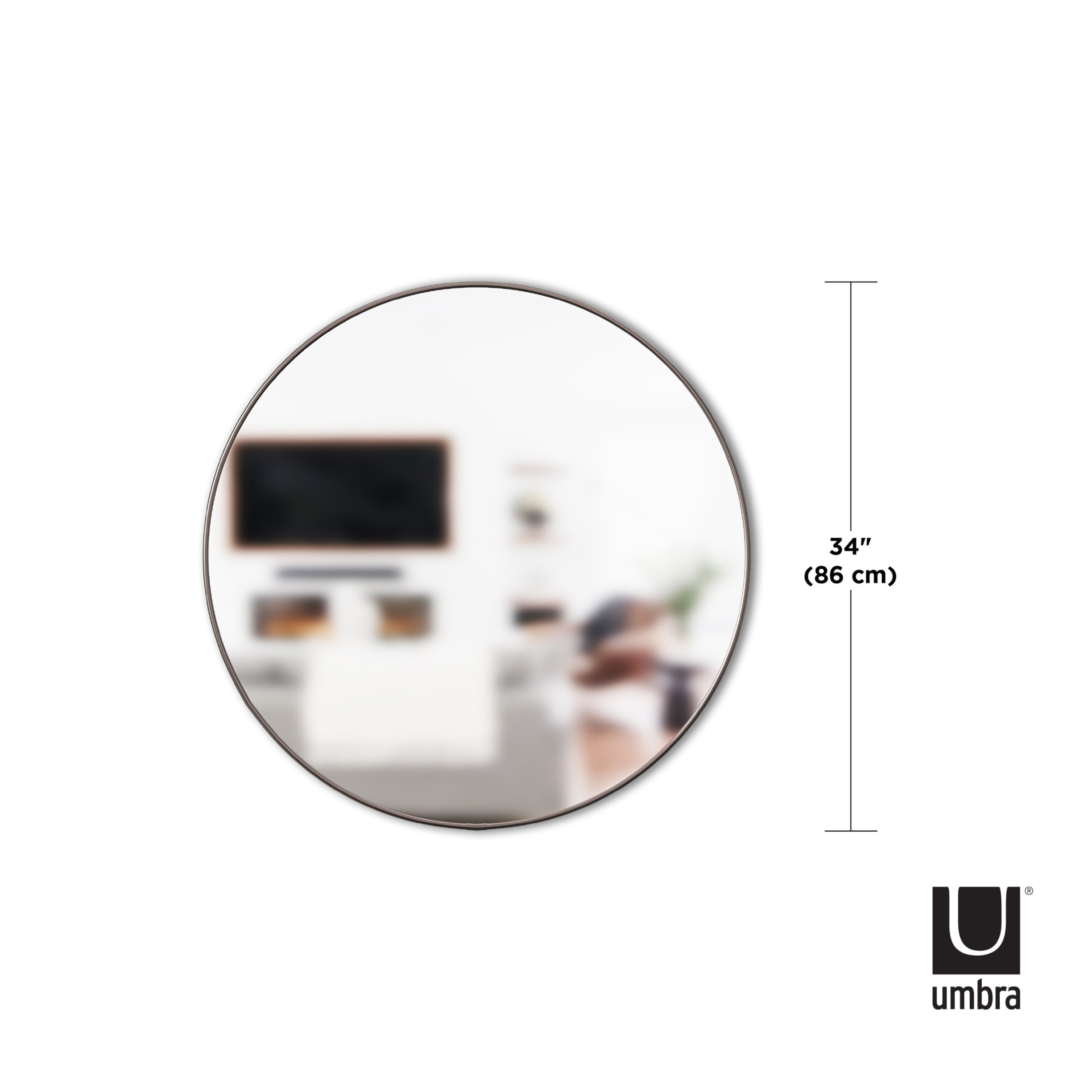 Umbra Hubba Round Wall Mirror