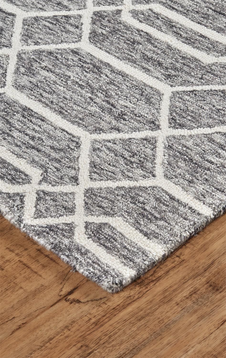 Natal Hand Tufted Gray Rug by BD Fine