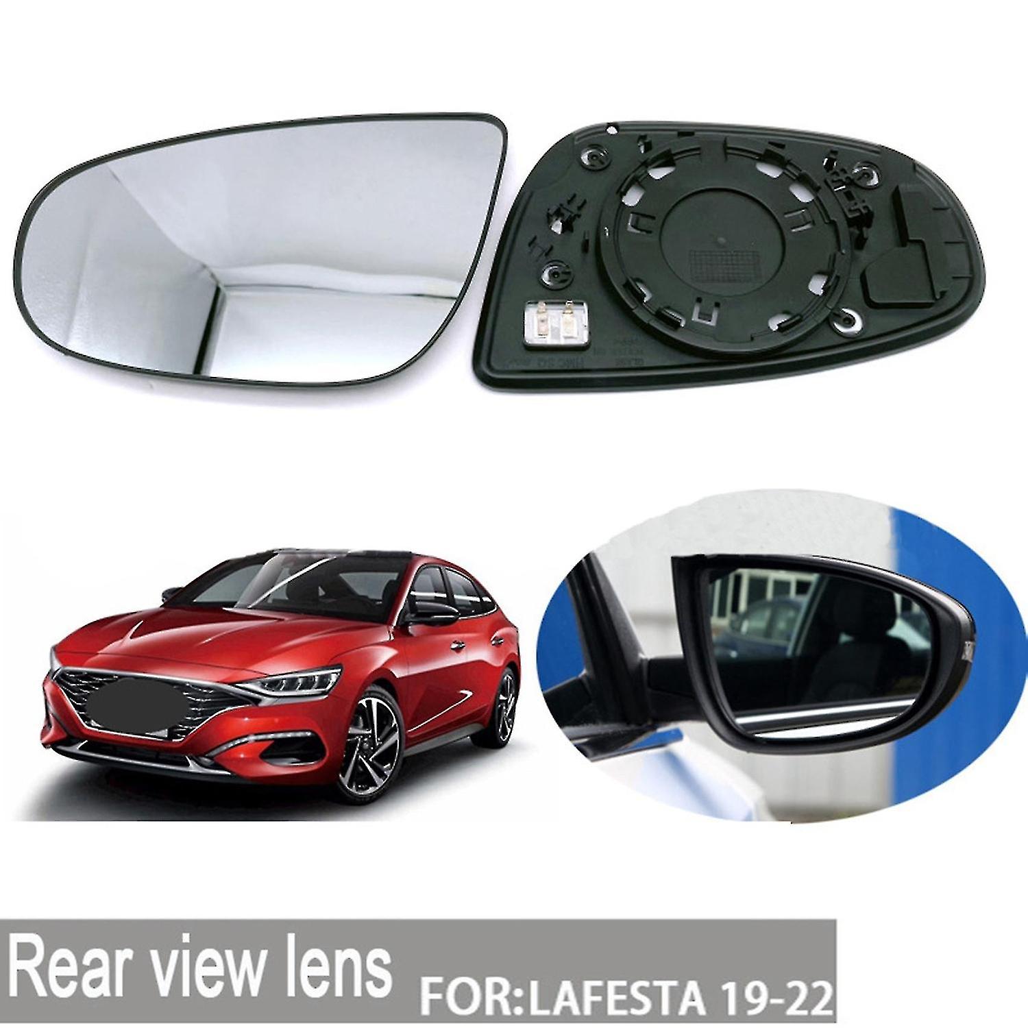 Car Rearview Mirror Glass For Lafesta 2019-2022 Heated Side Mirror Glass Lens Door Wing Mirror Glas