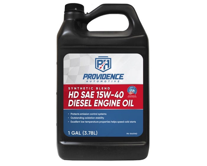 Providence Automotive 15W40 Premium All-Fleet Engine Oil， 1 Gallon - PA-15401HD