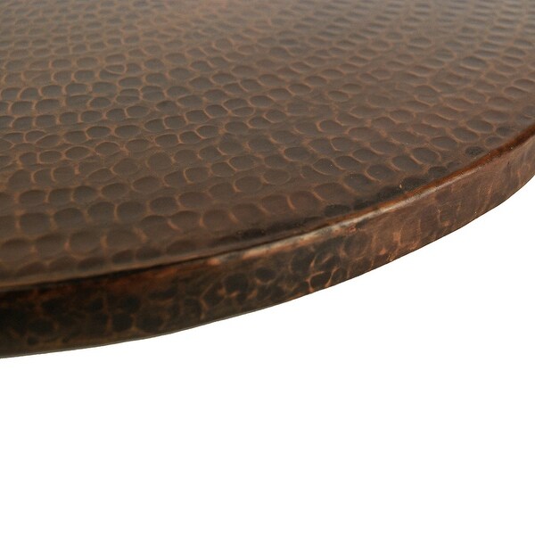 18-in Hammered Copper Lazy Susan in Oil Rubbed Bronze (LS18DB)