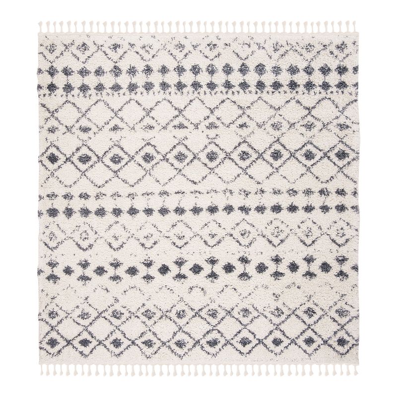 Safavieh Berber Olivia Rug Cream/Dark Gray