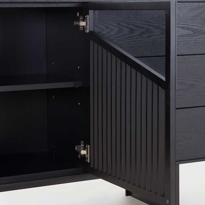 MONTANA Sideboard Buffet 160cm - Black Ash