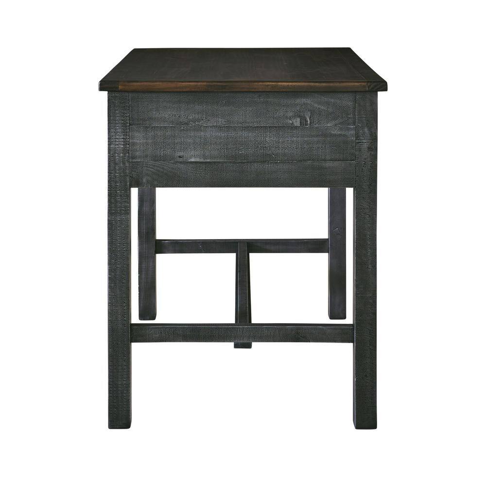 Picket House Furnishings Abilene Grey Kitchen Island and 4-Stools MAIZ112KIST