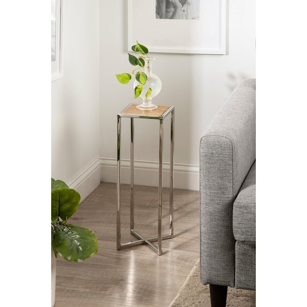 Kate and Laurel Jaspur Square Metal End Table