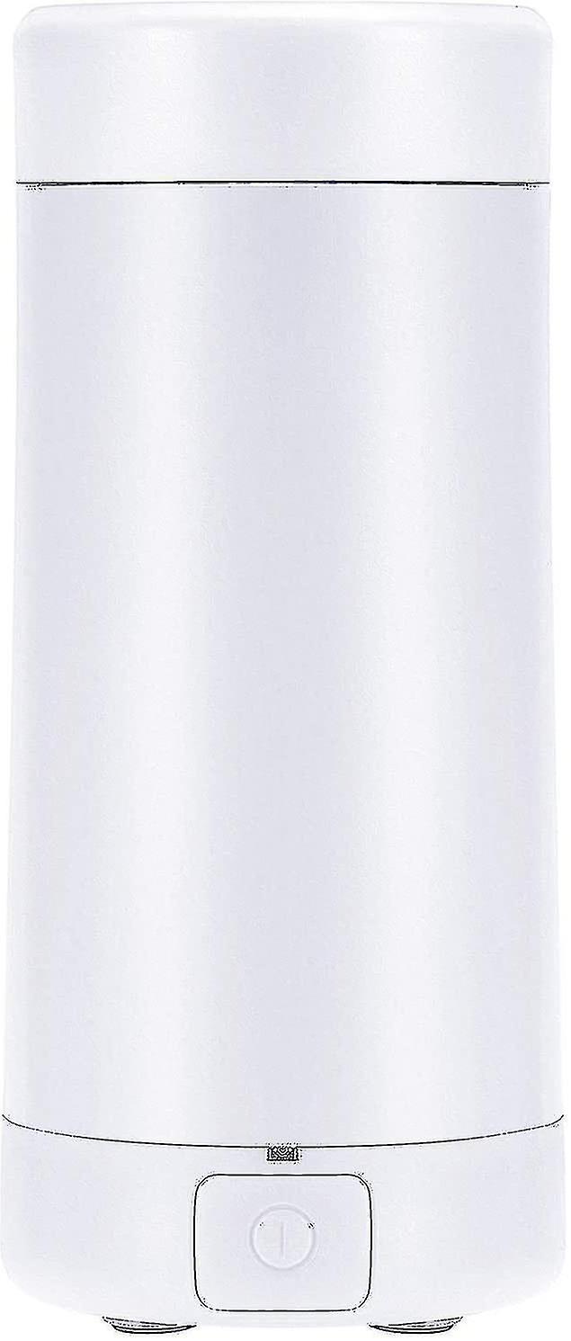 Portable Travel Electric Kettle Mini Thermos Fast Boil Teapot，white