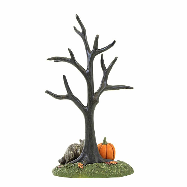 Department 56 Villages The Rabid Pumpkin Bandit One Accessory 7 25 Inches Halloween Raccoon Bare Branch Tree 6012296 Polyresin