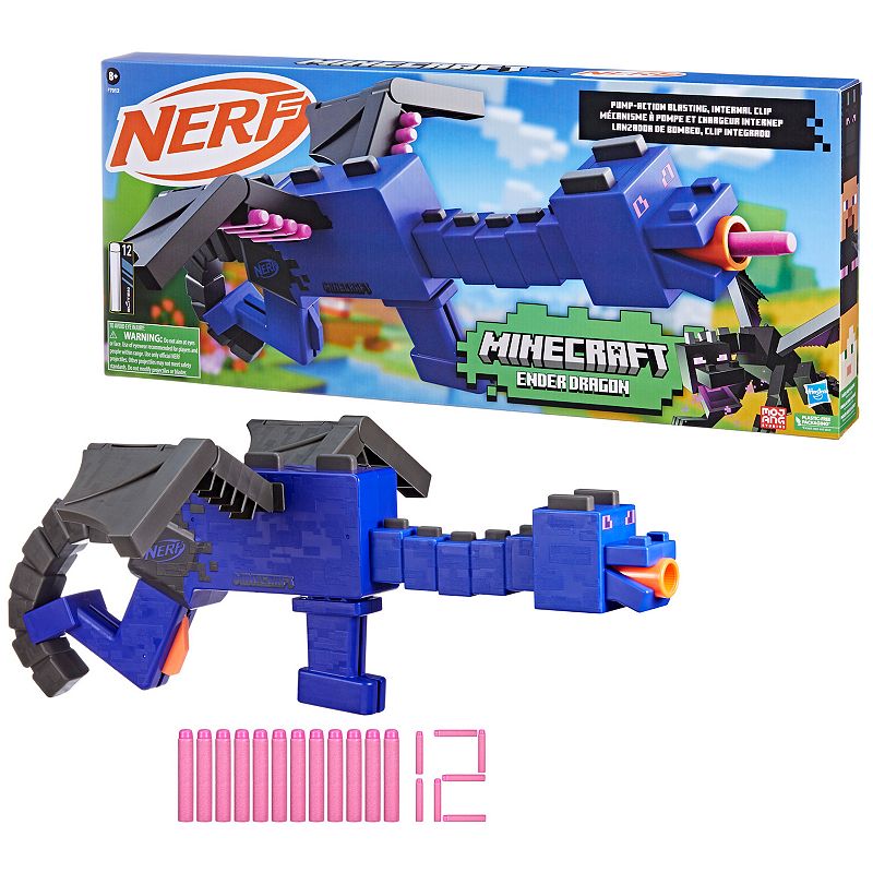 NERF Minecraft Ender Dragon Dart Blaster