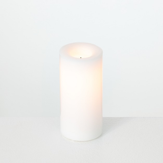 Sullivans Candle Impressions All Weather Led Pillar Candle