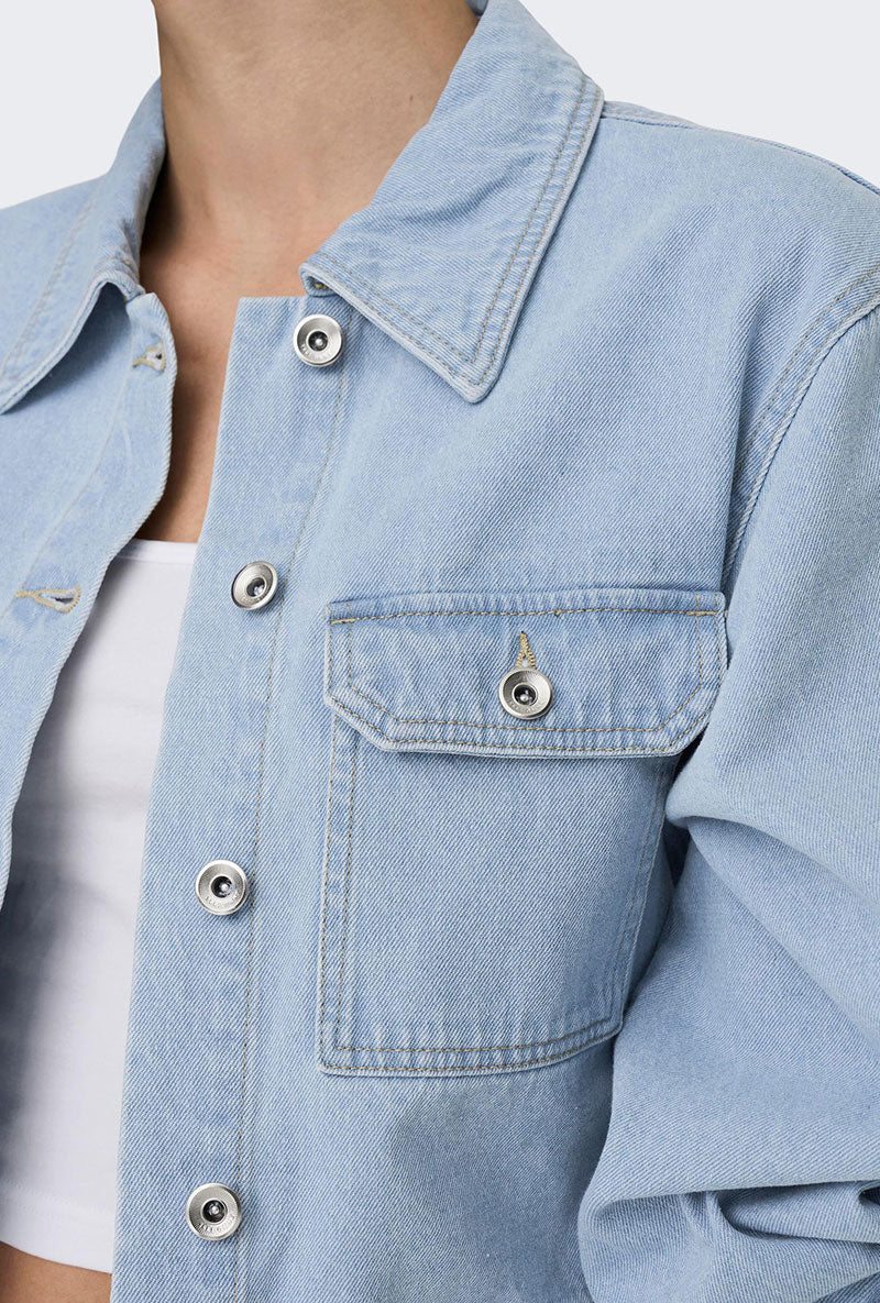 BRETT SHOULDER DENIM JACKET