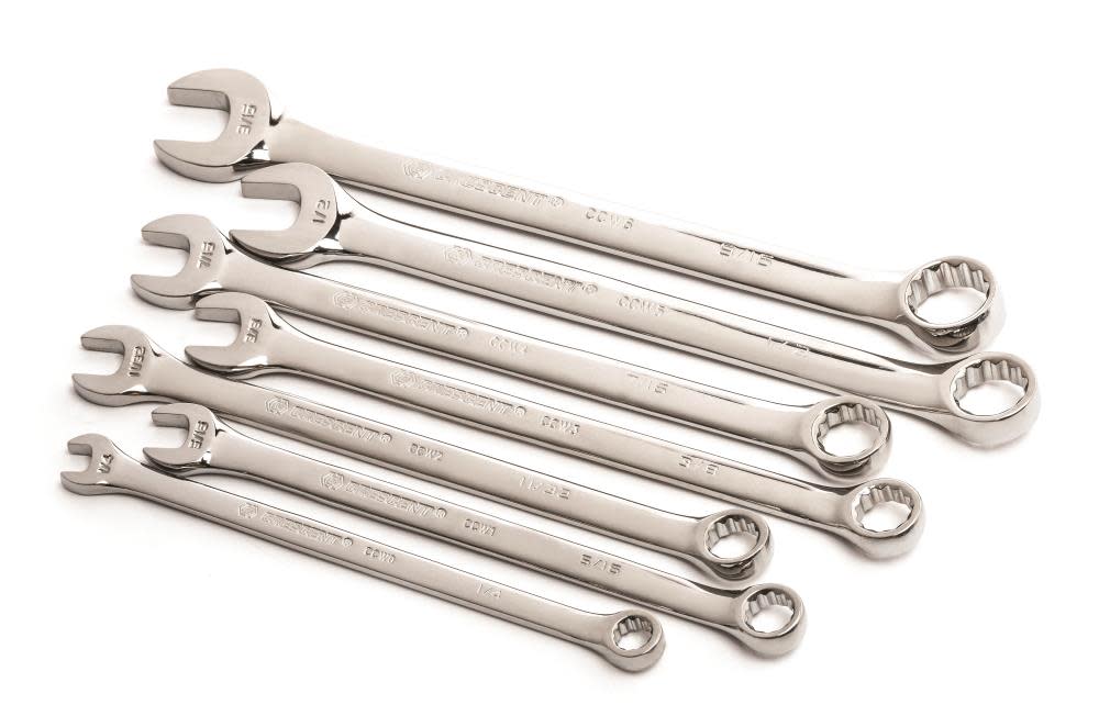 Crescent 7 Piece， 12 Point， SAE Combination Wrench Set ;