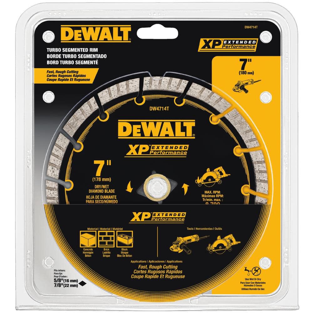 DEWALT 7IN SEGMENTED XP ALL PURPOSE DW4714T from DEWALT