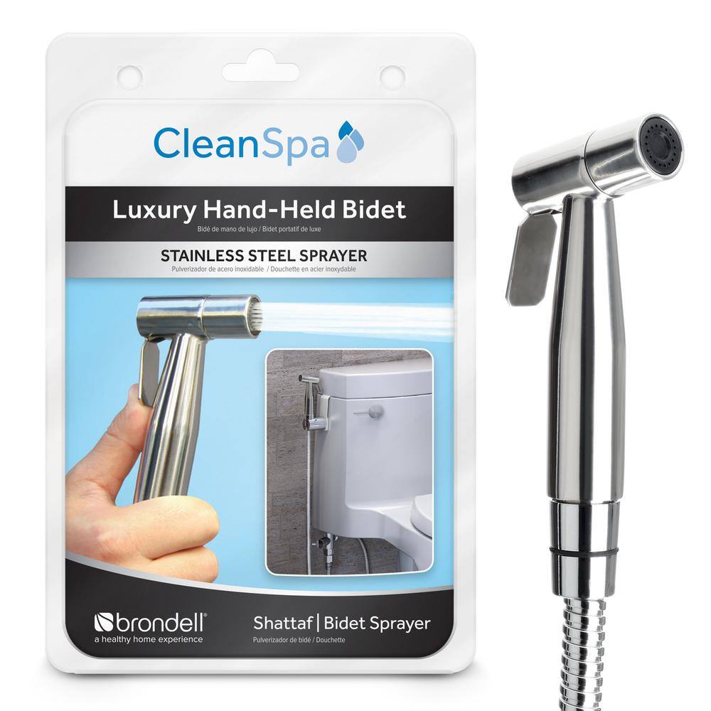 Brondell CleanSpa Non-Electric Luxury Handheld Bidet Attachment in Stainless Steel CSL-40