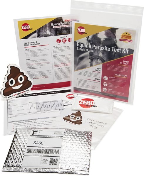 Zero Egg Count Equine Parasite and Worm Test Kit