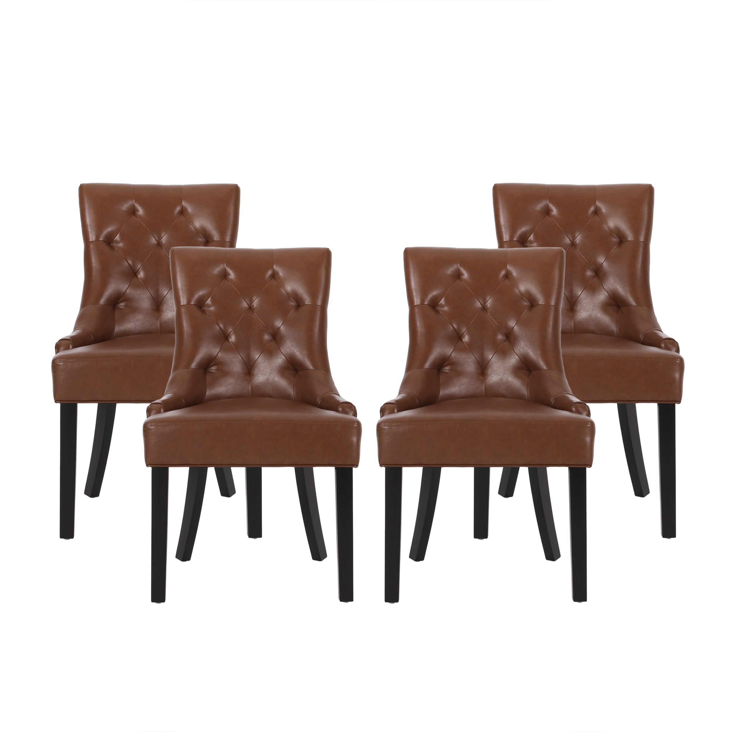 Maggie Contemporary Tufted Dining Chairs, Set of 4