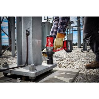 MW M18 ONE-KEY FUEL 18V Lithium-Ion Brushless Cordless 1 in. Impact Wrench with Friction Ring With Protective Boot 2867-20-49-16-2867